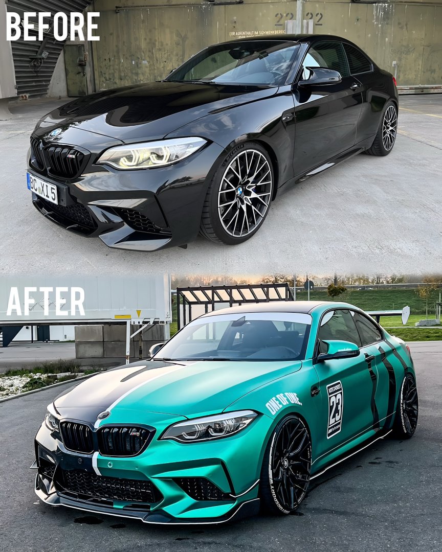 BMW M2 coupe F87 Competition 3.0 black|mint